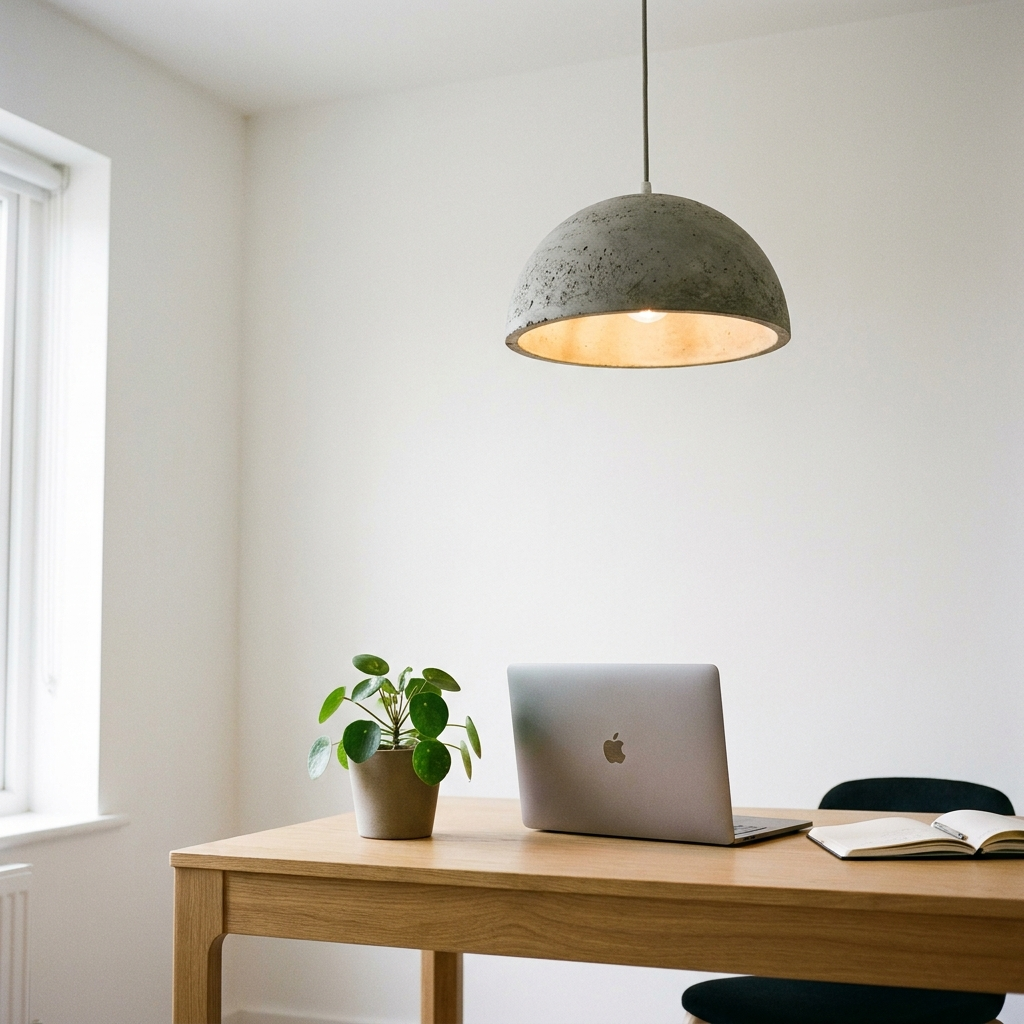 Castle Pendant – home office desk