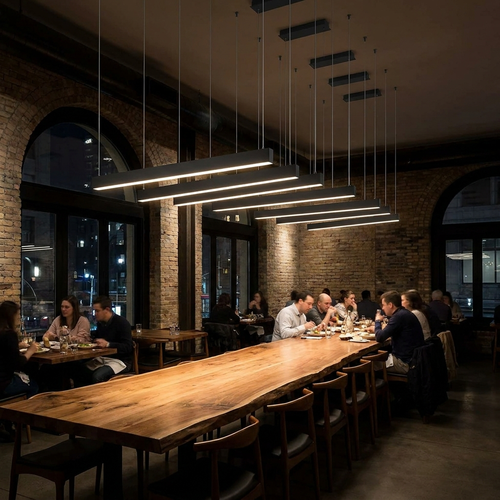 LED Linear Fixture – restaurant dining